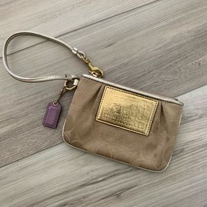 Coach wristlet